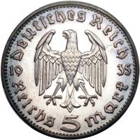 Germany. 5 Reichsmark, 1935-D PCGS Proof 62 - 2