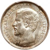 Guatemala. Real, 1864-R PCGS MS62