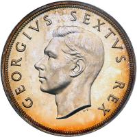 South Africa. 5 Shillings, 1949 PCGS Proof 64