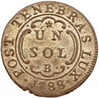 Switzerland: Geneva. Sol, 1788-B Almost Unc to Unc. - 2