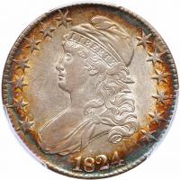 1824 Bust 50C