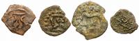 Judea. Herodian Dynasty. Herod I the Great, 37-4 BCE. Group of 4 different Bronz - 2