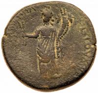 Judea. Herodian Dynasty. Agrippa II under Flavian Rule, AE 26 (11.63 g) Fine - 2