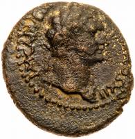 Judea. Herodian Dynasty. Agrippa II under Flavian Rule. AE 20 (5.50 g) VF