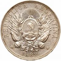 Argentina. Peso, 1882 EF