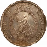 Great Britain. Bank of England Dollar, 1804 NGC About Unc - 2