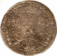 Netherlands: Overijssel. Ducaton (Silver Rider), 1733 NGC EF - 2