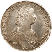 Austria. Taler, 1763 (Hall) NGC MS61