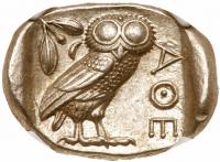 Athens. Silver Tetradrachm, 440-404 BC, (17.22 g) - 2