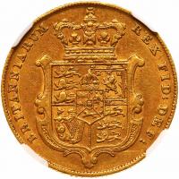 Great Britain. Sovereign, 1829 NGC EF45 - 2