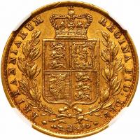 Great Britain. Sovereign, 1853 NGC AU55 - 2