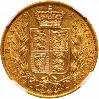 Great Britain. Sovereign, 1857 NGC AU55 - 2