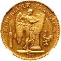 France. 20 Francs, 1898-A NGC MS62