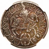 German States: Teutonic Order. Â¼ Taler, ND (c.1615) NGC EF40 - 2