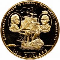 British Virgin Islands. 100 Dollars, 1978 Choice Brilliant Proof - 2