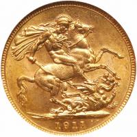 Canada. Sovereign, 1911-C ANACS MS62 - 2