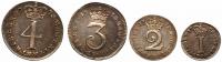 Great Britain. Maundy Set, 1772 EF to About Unc - 2