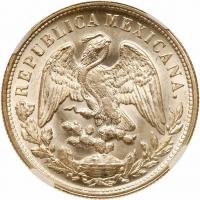 Mexico. Peso, 1898-Mo AM NGC MS64 - 2