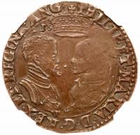 Great Britain. Shilling, 1555 NGC EF40