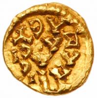 Aksumite Empire. Aphilas. Early 3rd Century AD. Gold 8 mm (0.35 gr) EF - 2
