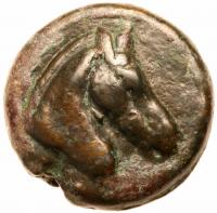 Roman Republic. Anonymous. Circa 280-269 BC. Aes Grave Triens (122.7 gr) 46. mm