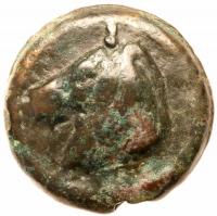 Roman Republic. Anonymous. Circa 280-269 BC. Aes Grave Triens (122.7 gr) 46. mm - 2