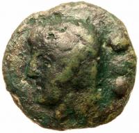 Roman Republic. Anonymous. Circa 240-225 BC. Aes Grave Quadrans (43.6g) 35 mm Fi