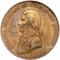 German States: Prussia. Taler, 1798-A ANACS MS62