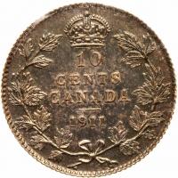 Canada. Specimen 10 Cents, 1911 ICCS Specimen 64 - 2