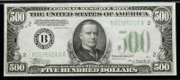 1934-A, $500 Federal Reserve Note. New York