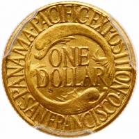 1915-S Panama-Pacific Gold $1 PCGS MS63 - 2
