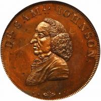 Great Britain. Staffordshire. Conder Halfpenny, 1796 NGC MS64 BR