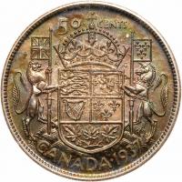 Canada. Matte Specimen 50 Cents, 1937 PCGS Specimen 66 - 2