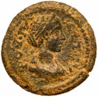 Plautilla, wife of Caracalla. As Augusta. AE 19 (2.5 g) VF