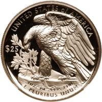 2018-W $25 High Relief Palladium Eagle NGC PF70 UC - 2