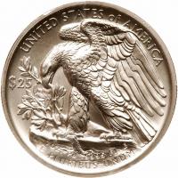 2017 $25 High Relief Palladium Eagle PCGS MS70 - 2