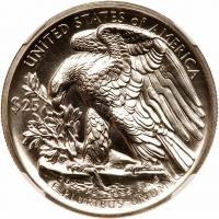 2017 $25 High Relief Palladium Eagle NGC MS70 PL - 2