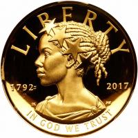 2017-W American Liberty High Relief $100 Gold Coin PCGS PF69 DC