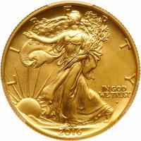 2016-W Walking Liberty Half 100th Anniversary Gold Coin PCGS Specimen 70