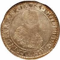 Spanish Netherlands. Ducaton, 1665 (Brabant) NGC MS61