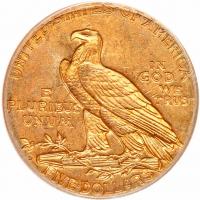 1908-D $5 Indian PCGS MS63 - 2