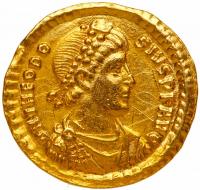 Valentinian II, AD 375-392, Gold Solidus (4.39 g) EF