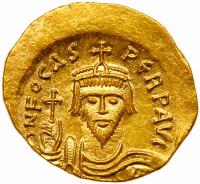Phocas, 602-610. Gold Solidus (4.48 g) Mint State