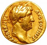 Hadrian, AD 117-138. Gold Aureus (6.73g)