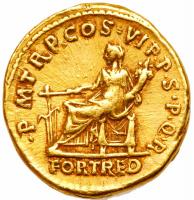 Trajan, AD 98-117. Gold Aureus (7.35g) - 2
