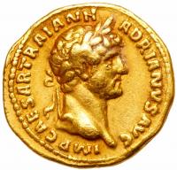 Hadrian, AD 117-138. Gold Aureus (7.12g)