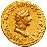 Trajan, AD 98-117. Gold Aureus (7.18g) - 2