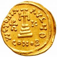 Heraclius, with Heraclius Constantine and Heraclonas 610-641. Gold Solidus (4.41g) - 2