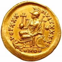 Theodosius II, AD 402-450 AD. Gold Solidus (4.43g) - 2