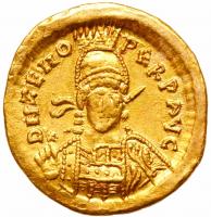 Zeno AD 474-491. Gold Solidus (4.42g)